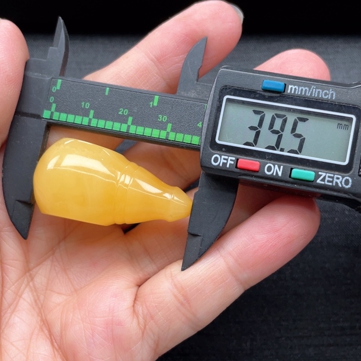 蜜蜡裸石未镶嵌蜜蜡三通