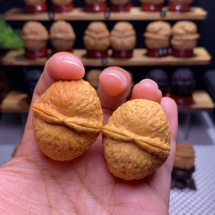 文玩核桃把件石奎元宝11