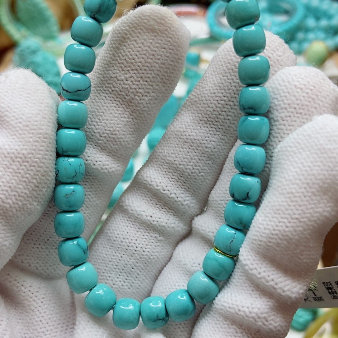 绿松石 手串6.5未镶嵌