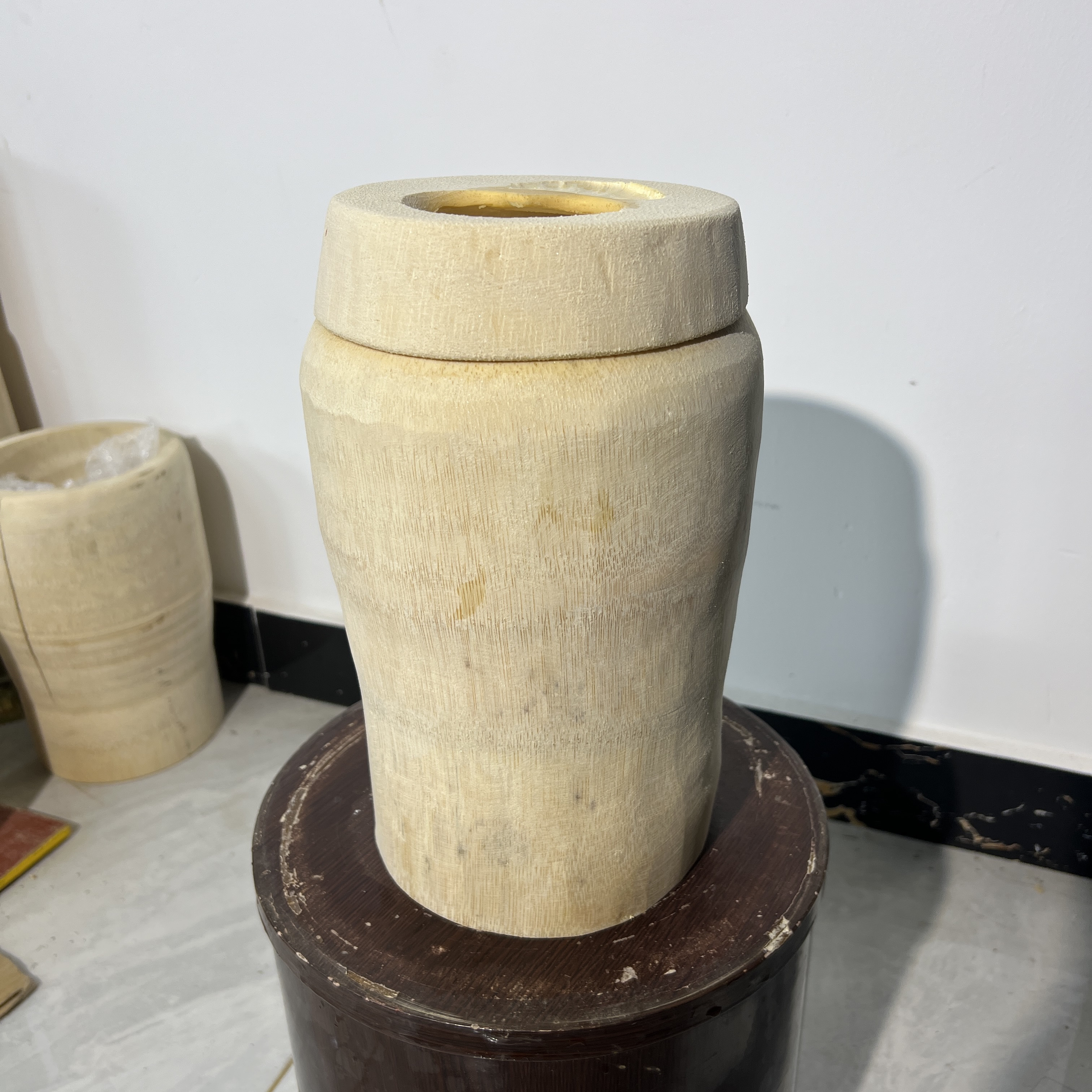 老楠竹竹根蒸饭桶 一物一拍 1-119