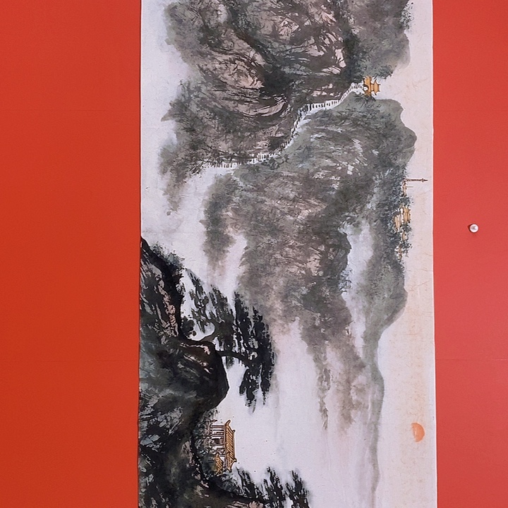 国画山水花鸟字画书画国画