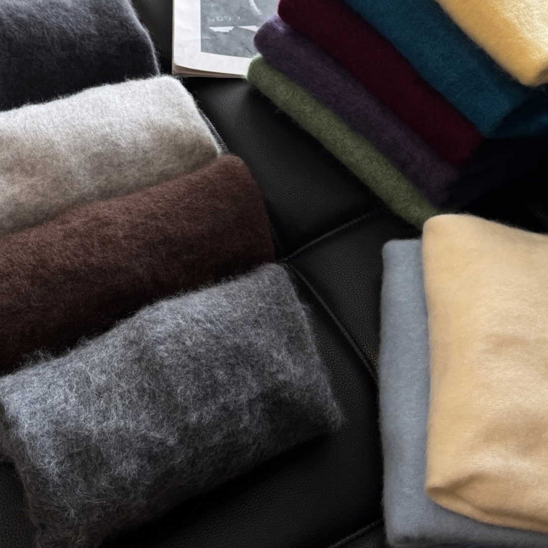 【中领拉毛套头】长袖韩系毛衣高品质