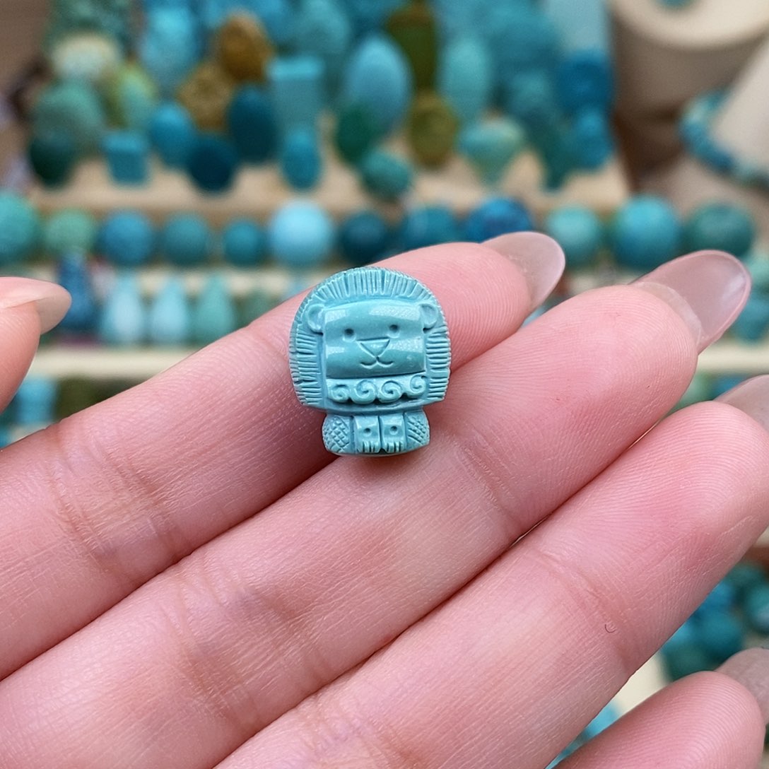 绿松石珠宝奇石未镶嵌