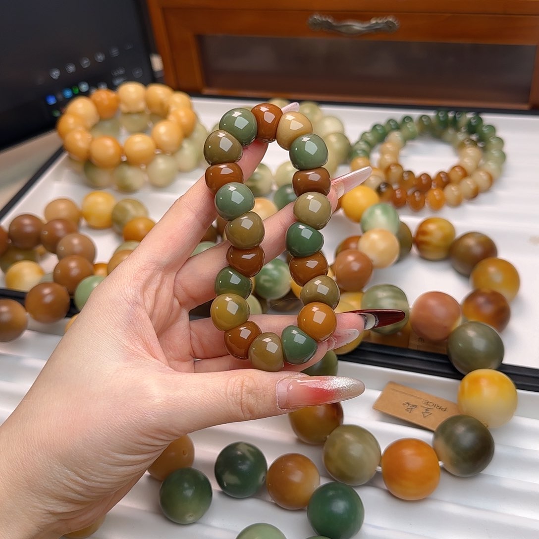 菩提根/象牙果手串卡14蒜瓣大肠