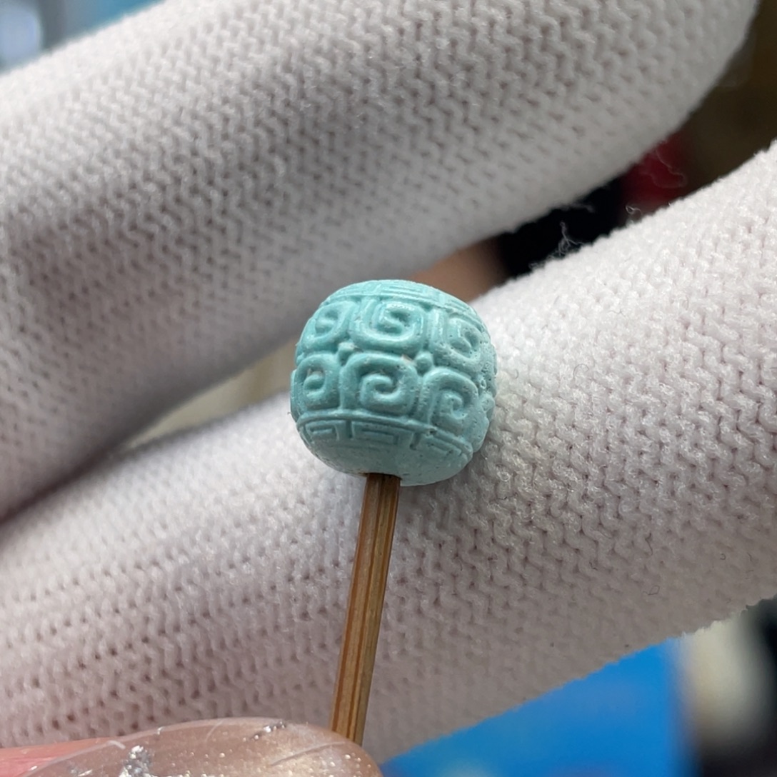 绿松石未镶嵌挂件