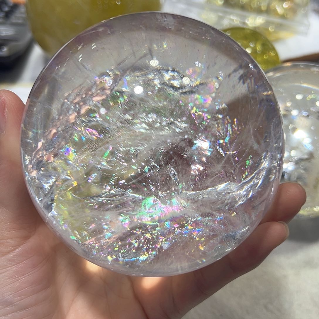 水晶水晶球摆件未镶嵌