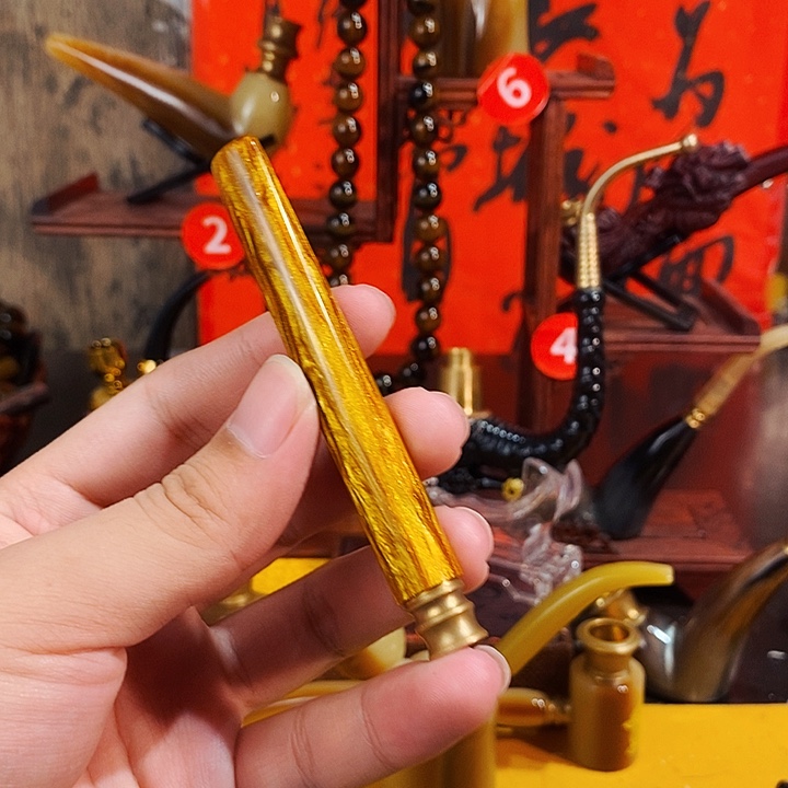 高端定制金丝楠烟嘴