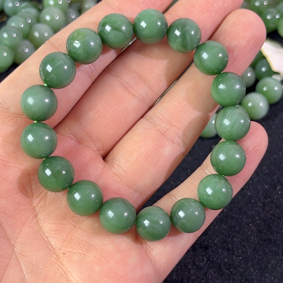 未镶嵌手链和田玉（碧玉）536号和田玉手链