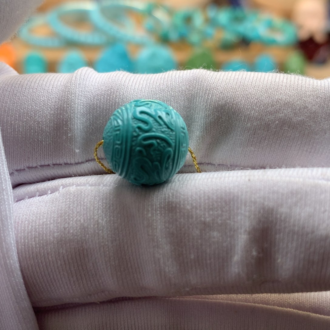 绿松石珠宝奇石未镶嵌