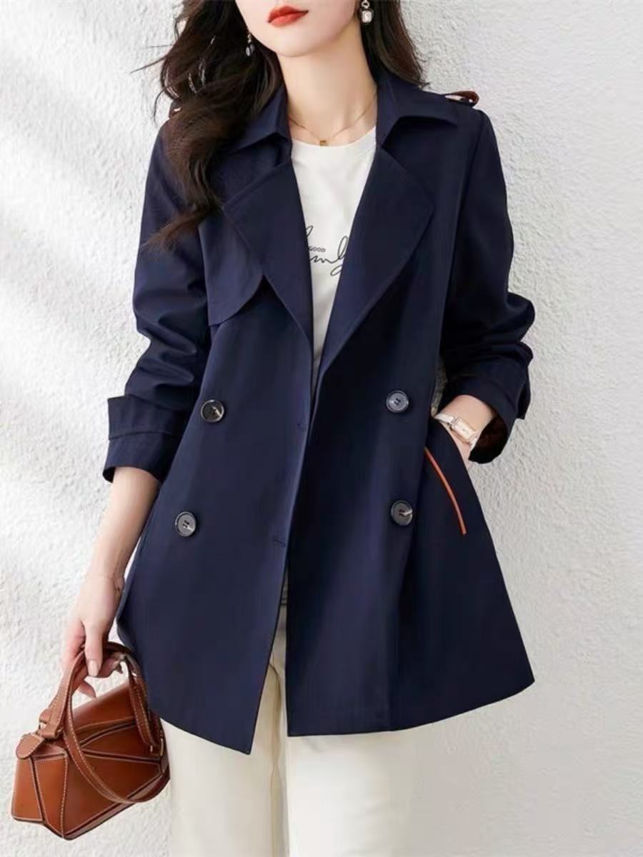 65260#时尚英伦风气质百搭风衣外套【直播间为准】衣长78/D2-2