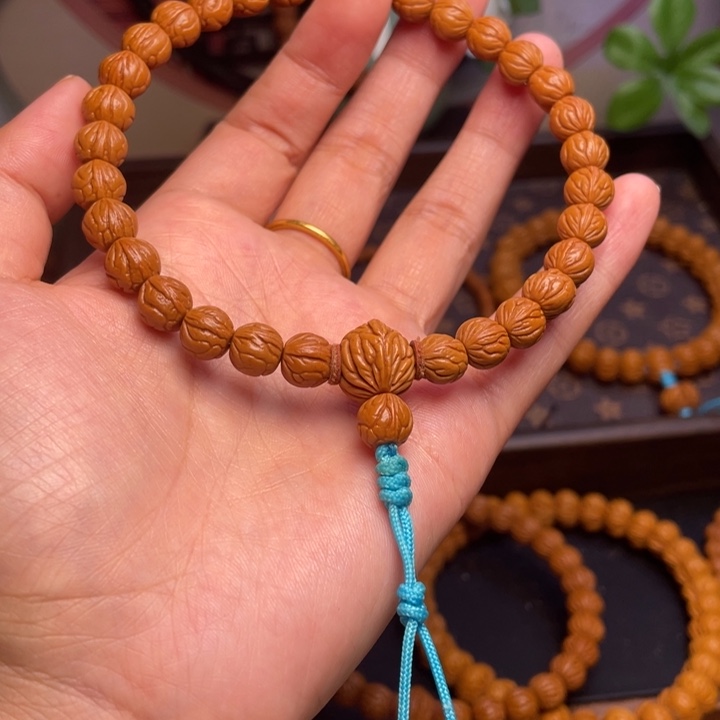 桃核手串咯你纹桃龙纹桃核