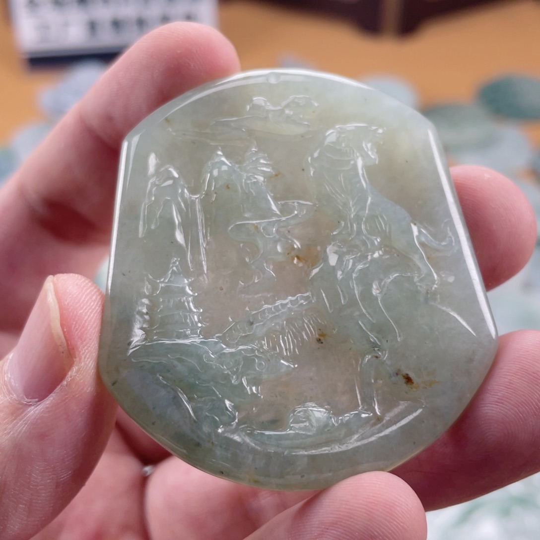 颈饰未镶嵌翡翠翡翠