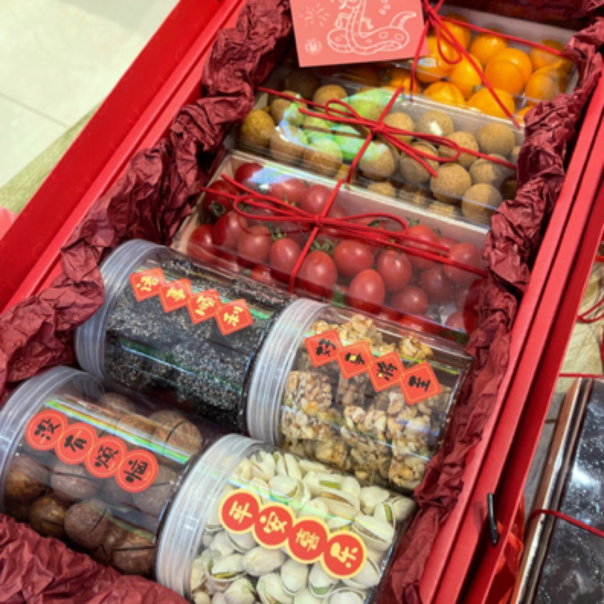 【万事顺意礼盒】精选坚果➕精美水果礼盒