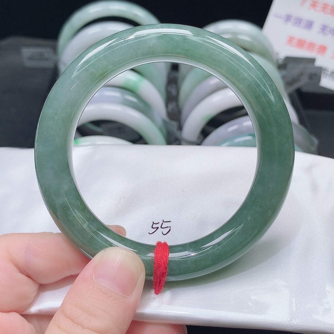 翡翠未镶嵌手镯166