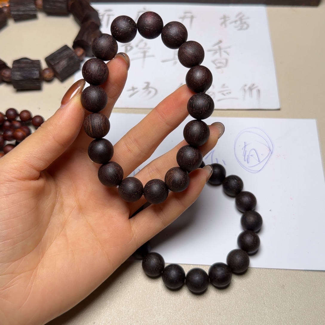 藤类降真香紫油圆珠1.2