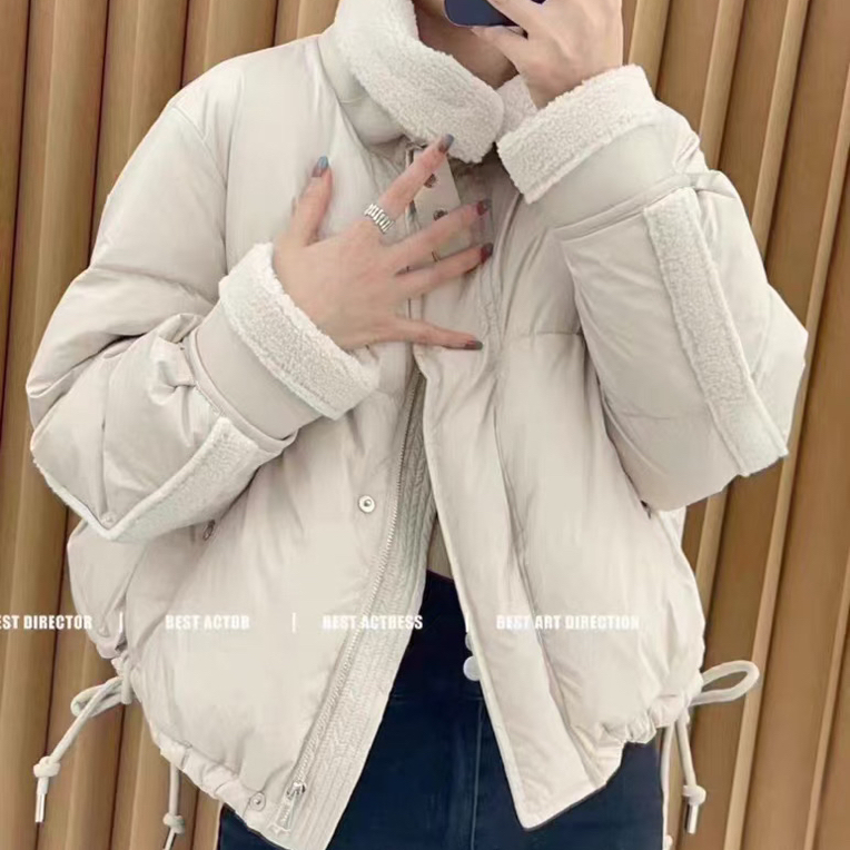 06985秋冬韩版慵懒风加拉链宽松开衫外套女款百搭休闲