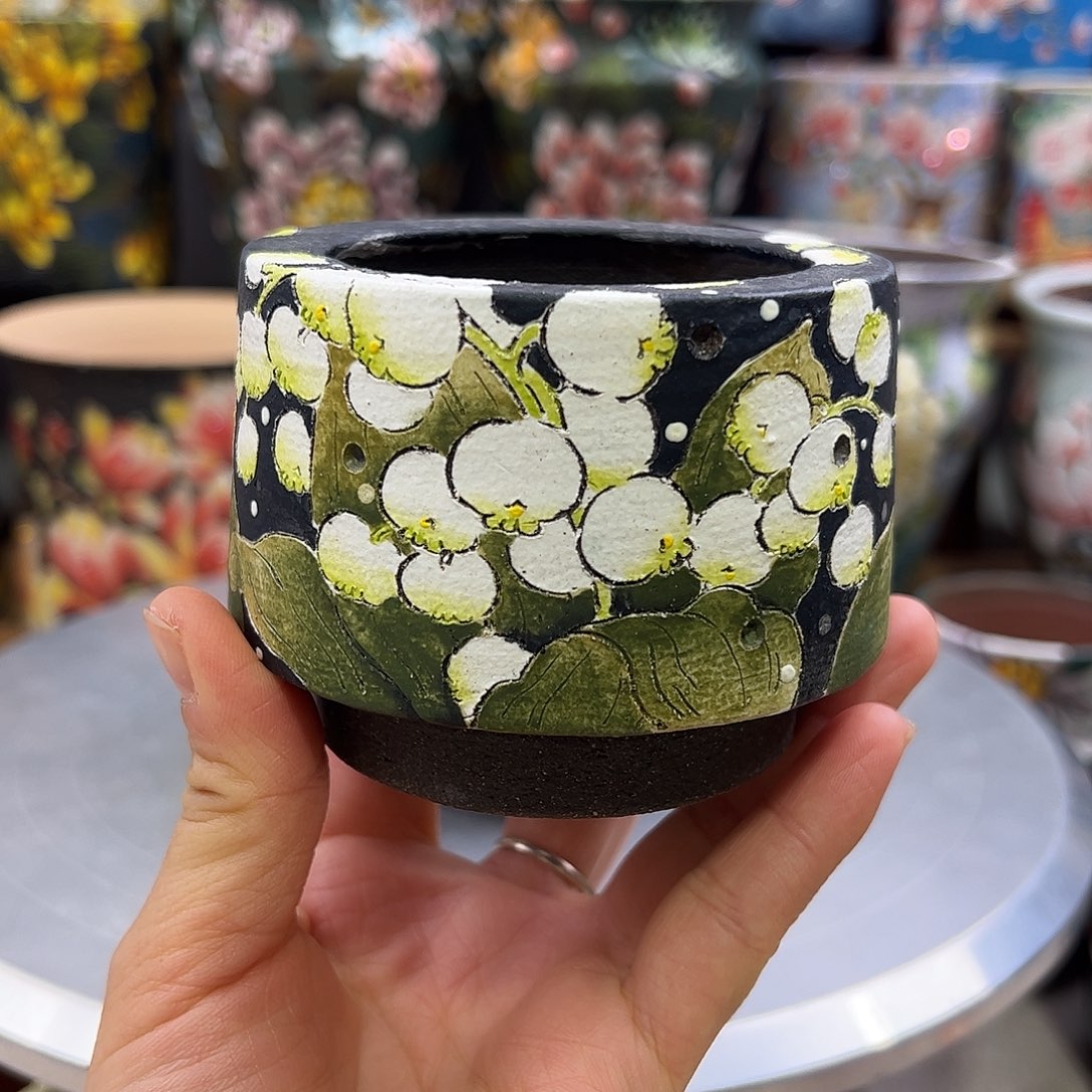 景德镇陶瓷花盆景德镇陶瓷花盆