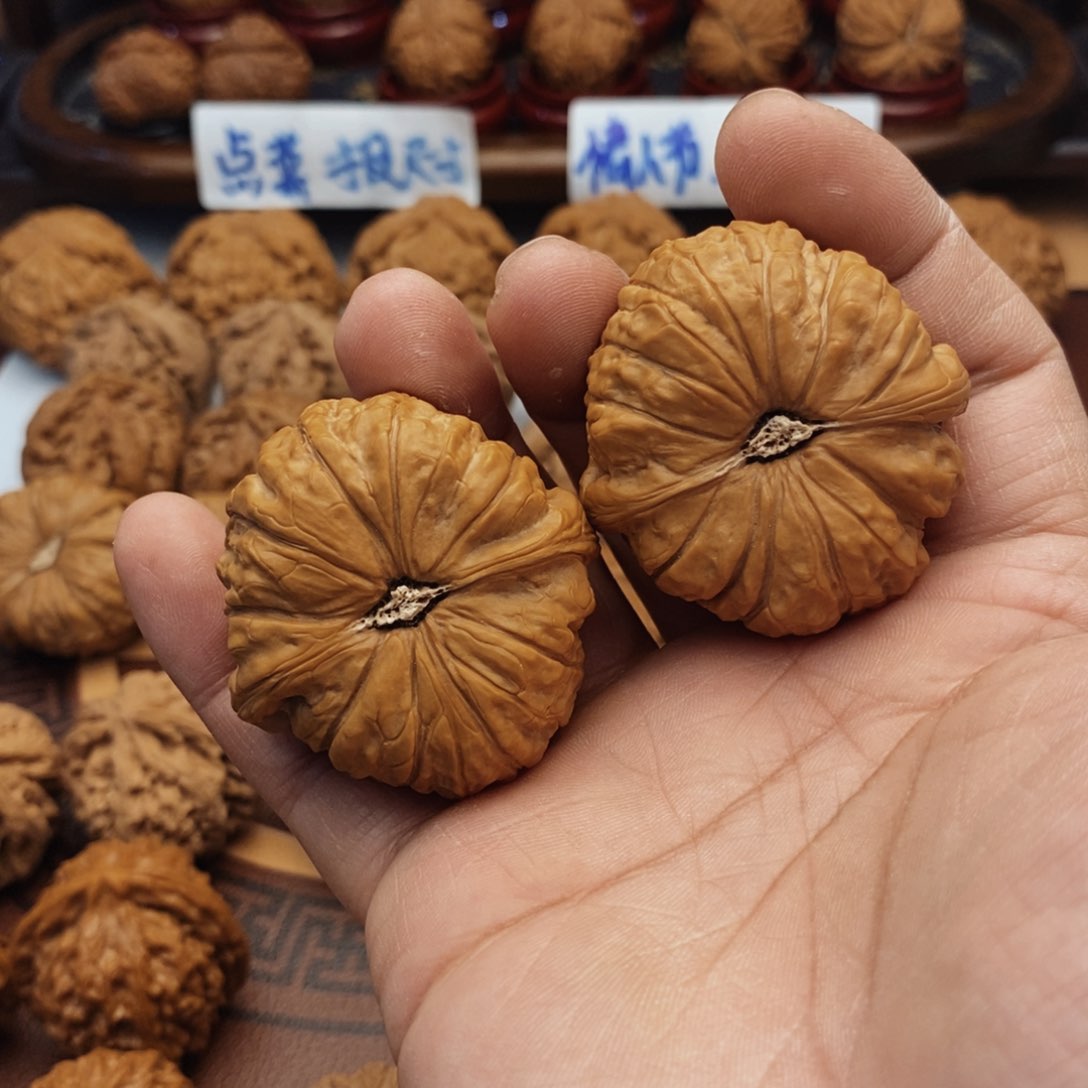 文玩核桃把件45尺 南瓜墩 3
