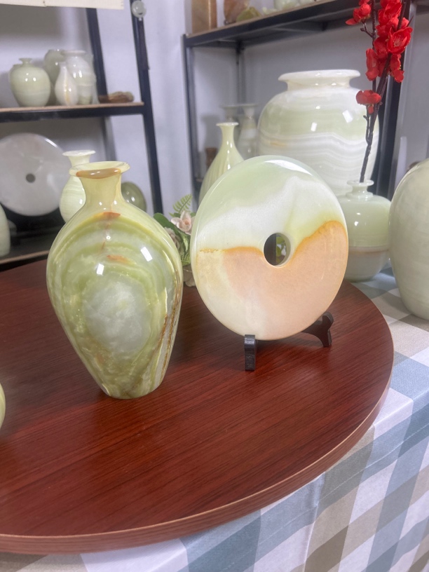 付米链接，直播间截图为准 纯天然玉石家居摆件 送礼送人