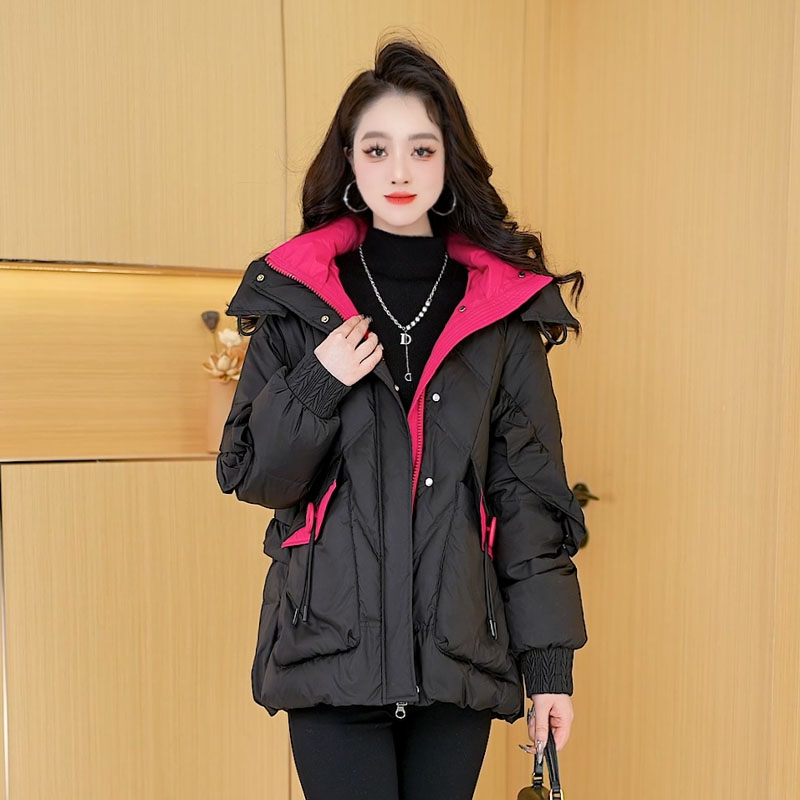 【羽绒服】冬季白鸭绒羽绒服百搭新款时尚气质休闲保暖外套女小个