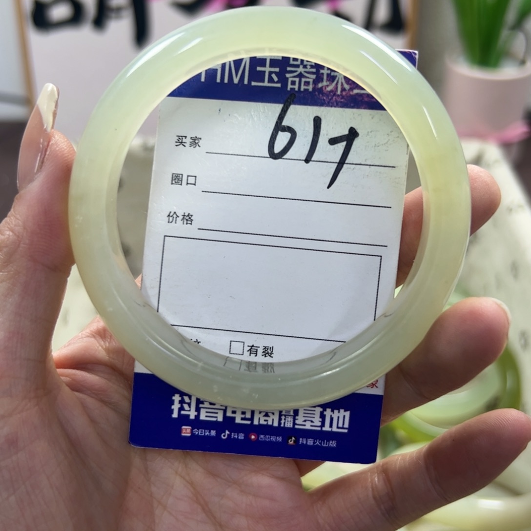 蛇纹石玉手镯未镶嵌373