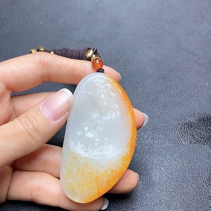 和田玉挂件未镶嵌N