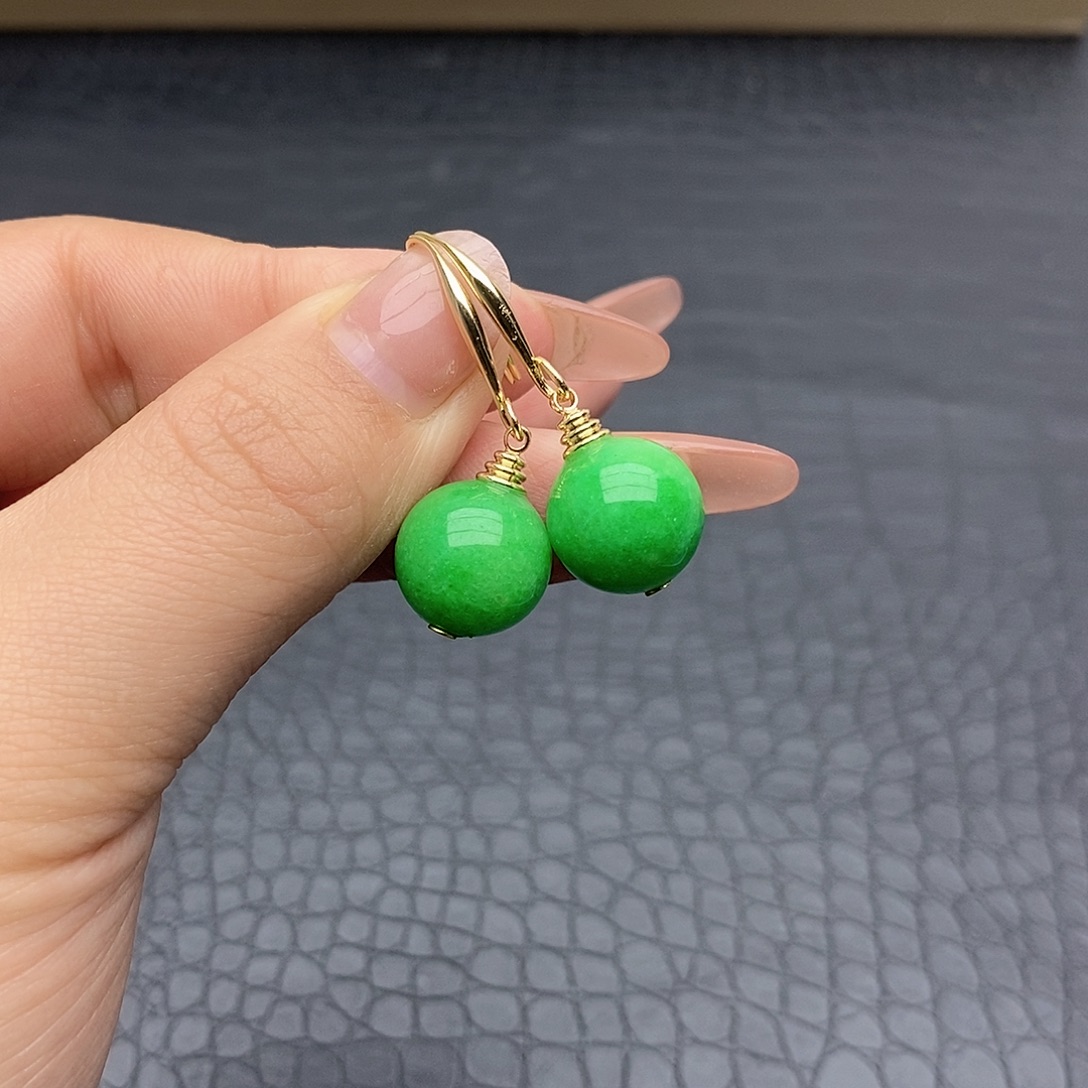 翡翠未镶嵌手链耳饰
