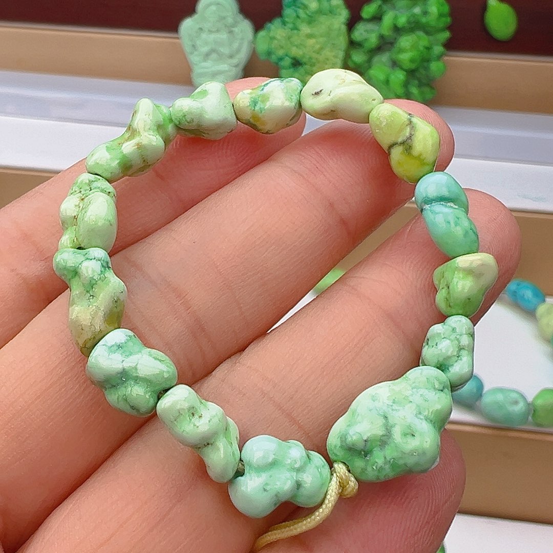 未镶嵌绿松石项链