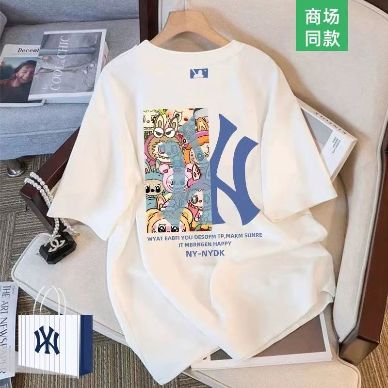 男童短袖t恤夏季2025新款中大童痞帅风男孩白色儿童纯棉体恤潮牌T