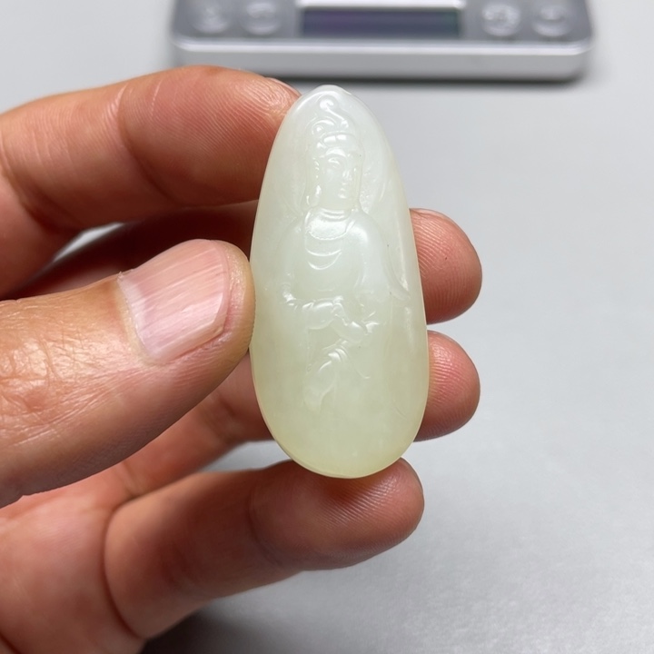 和田玉吊坠(不含链)未镶嵌心*