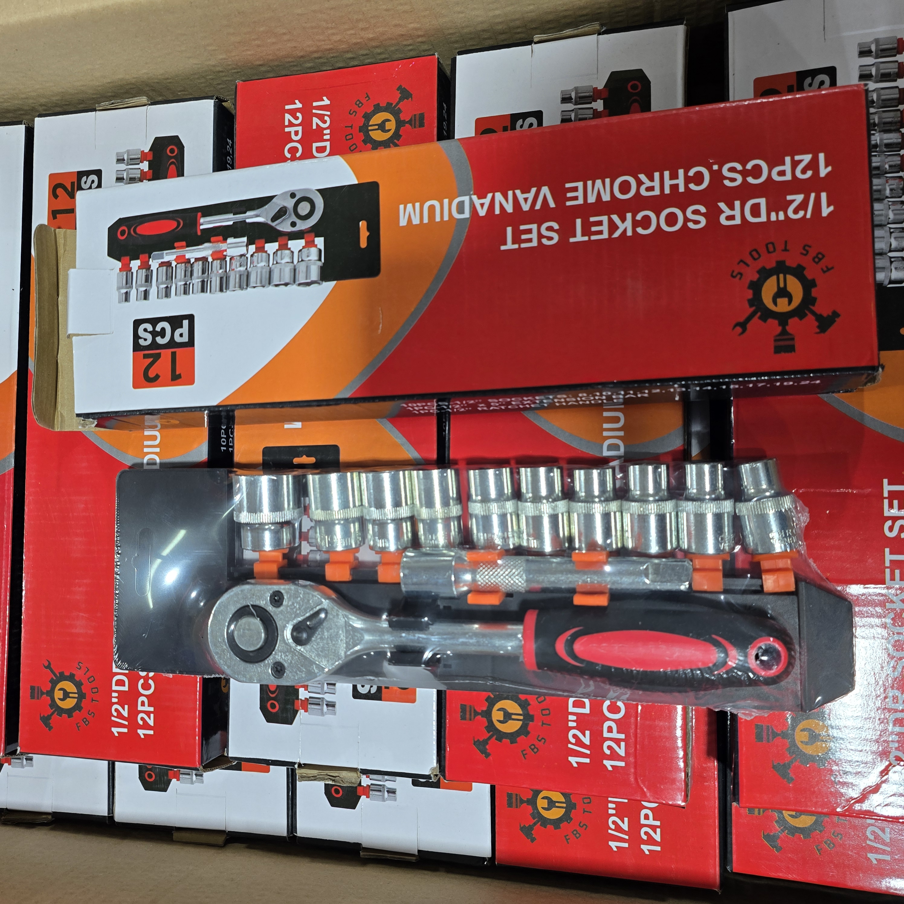 【轩选】大飞12pc套筒套装棘轮扳手