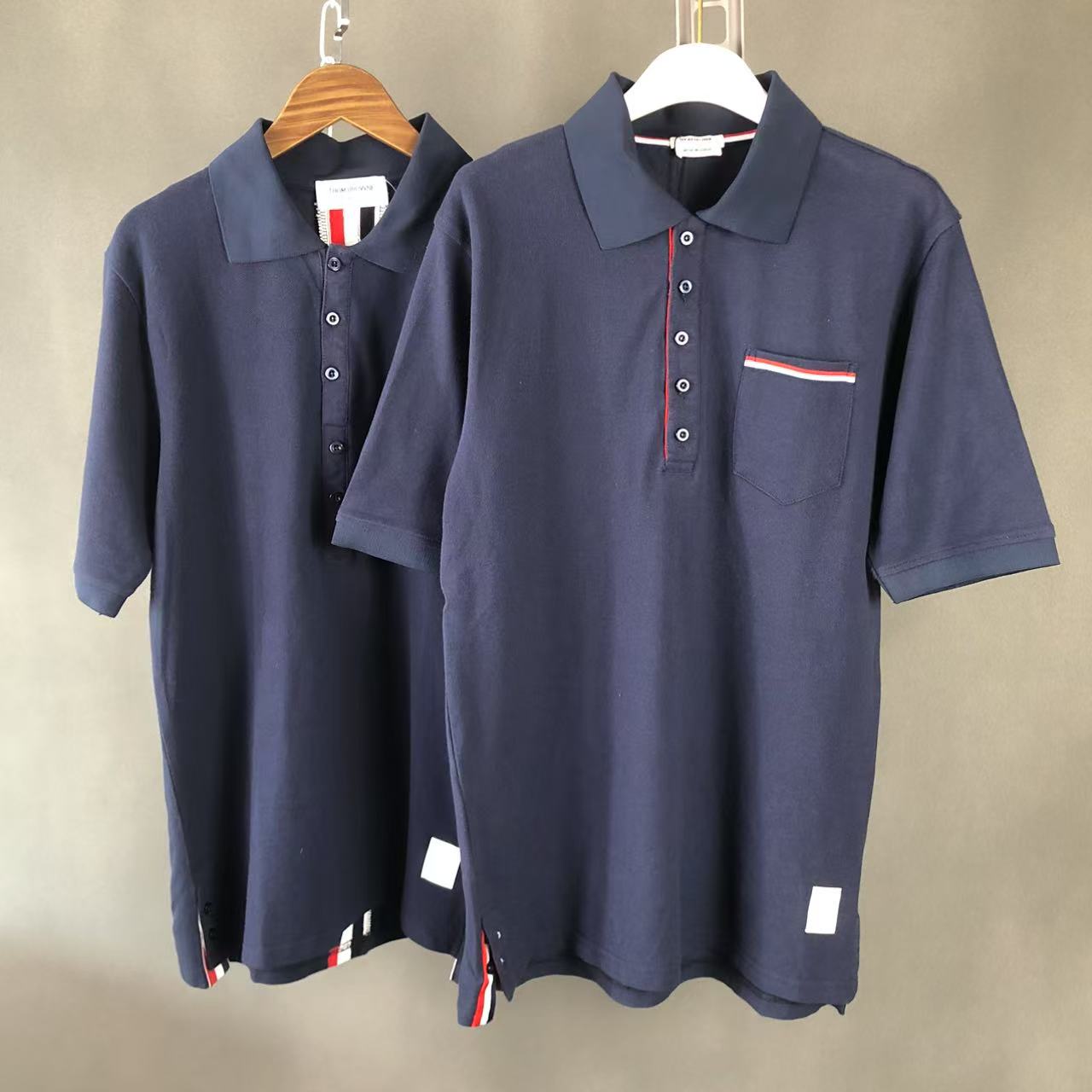 (尺码偏瘦)男女同款经典时尚修身纯棉POLO衫(偶有微瑕 介意勿拍)