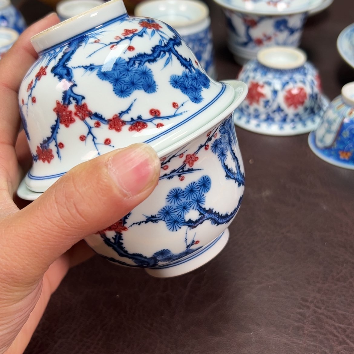 【闪购商品】清**水景德镇陶瓷艺术盖碗