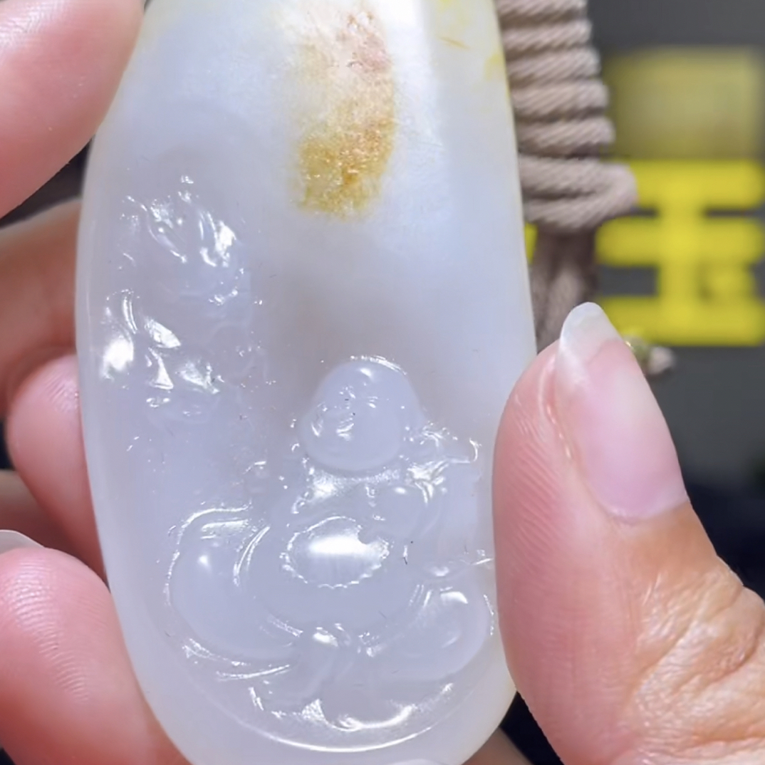 手把件货玉石把玩件文玩摆件D2