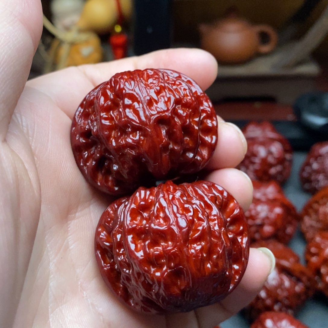 吊坠文玩核桃40磨盘