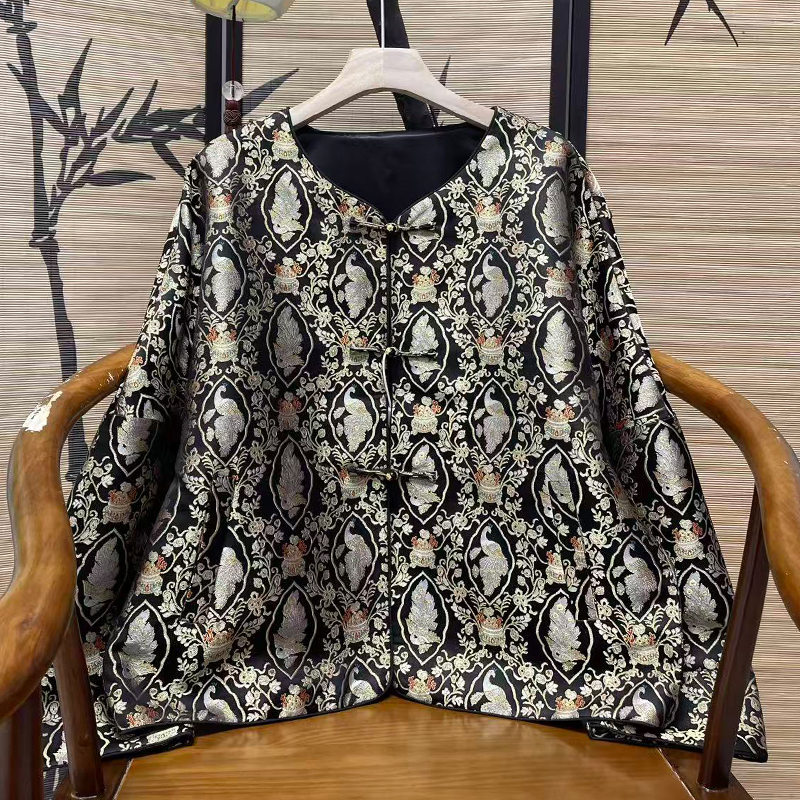 1号江南直播间720-880真丝香云纱外套专拍