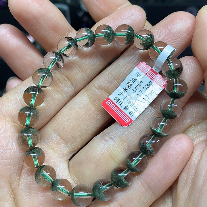 水晶手串未镶嵌天然水晶