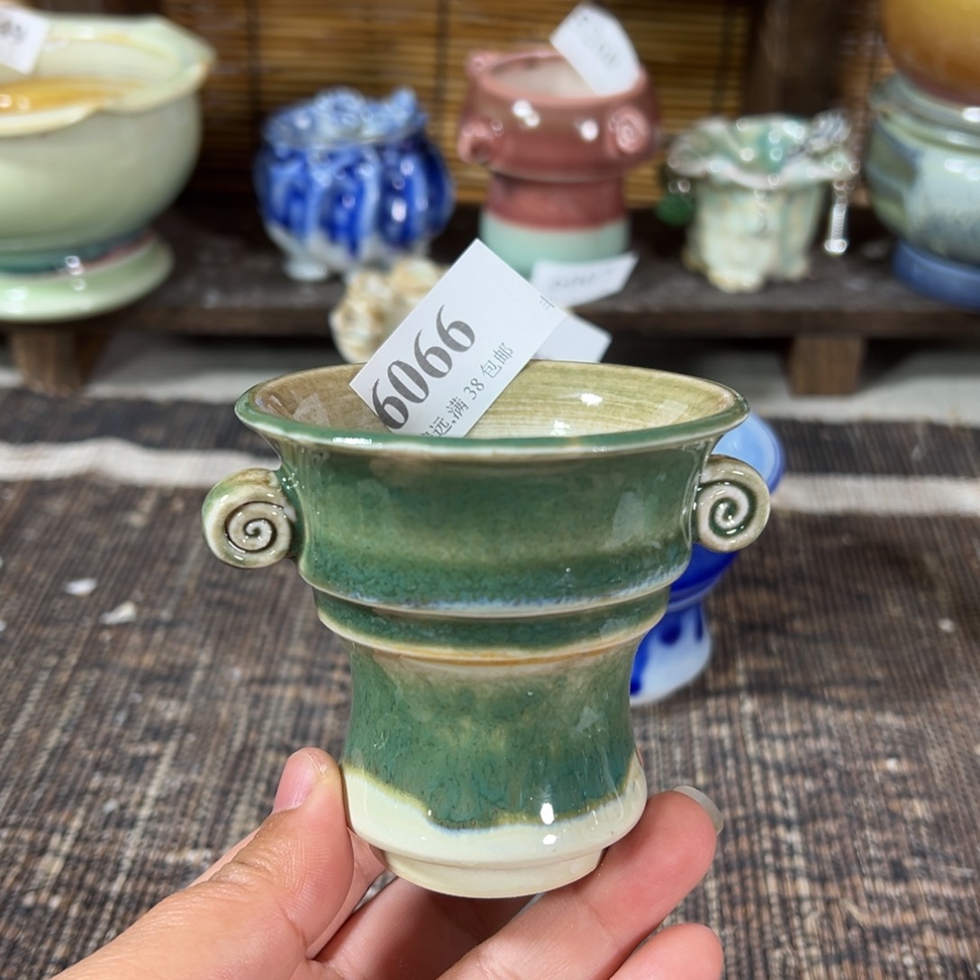 红陶景德镇手工花盆