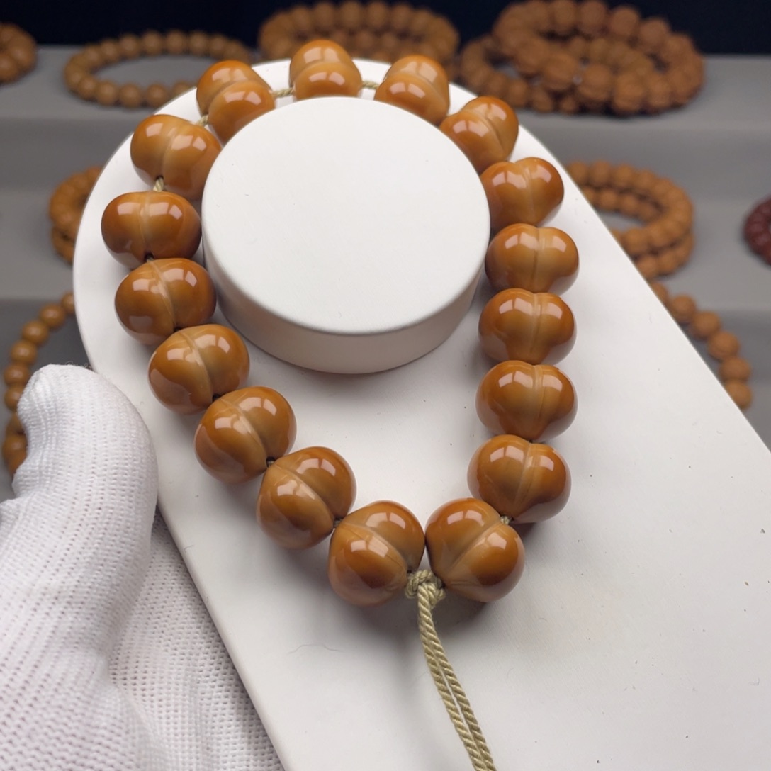 猴头核桃手串17.5mm大屁桃全品无暇毕业级