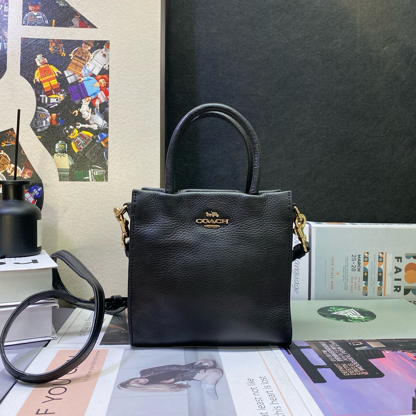 95新 COACH/蔻驰 23479斜挎包17*16