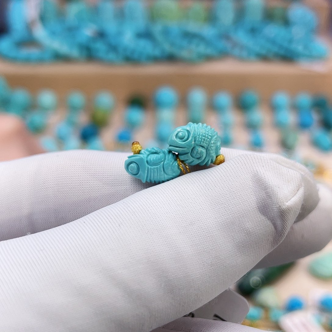 绿松石珠宝奇石未镶嵌