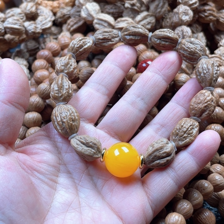猴头核桃手串1.3小瓜子