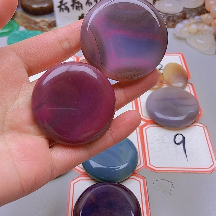 【闪购商品】未镶嵌玛瑙/玉髓珠宝半成品静*?