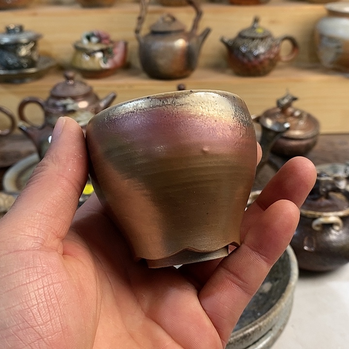 杯柴烧手工制作工艺