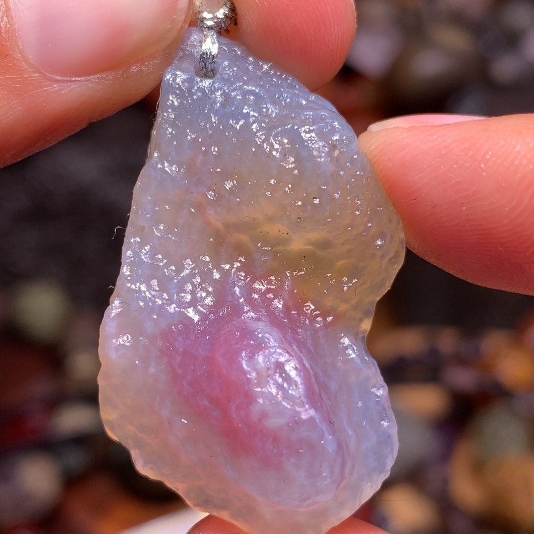 未镶嵌玛瑙/玉髓珠宝半成品