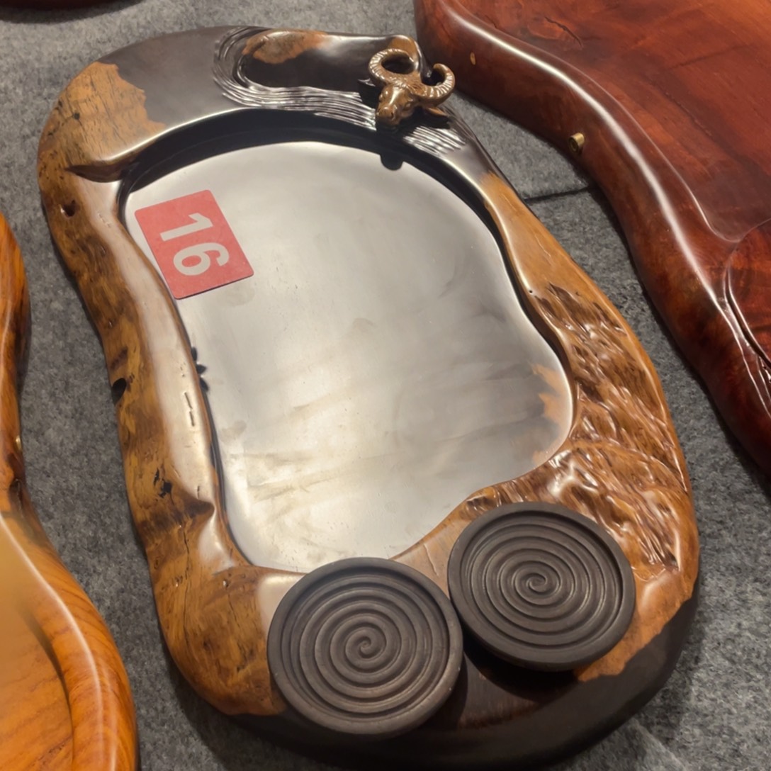 听***、黑檀木随行实木茶盘