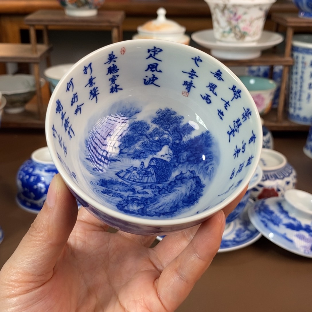 景德镇陶瓷手工手绘