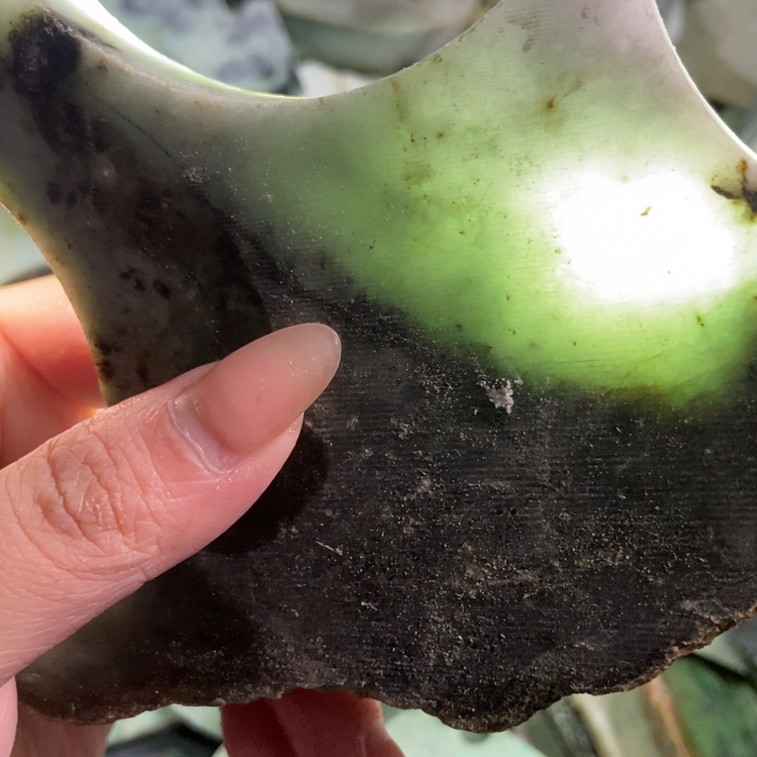 翡翠未镶嵌挂件天然翡翠