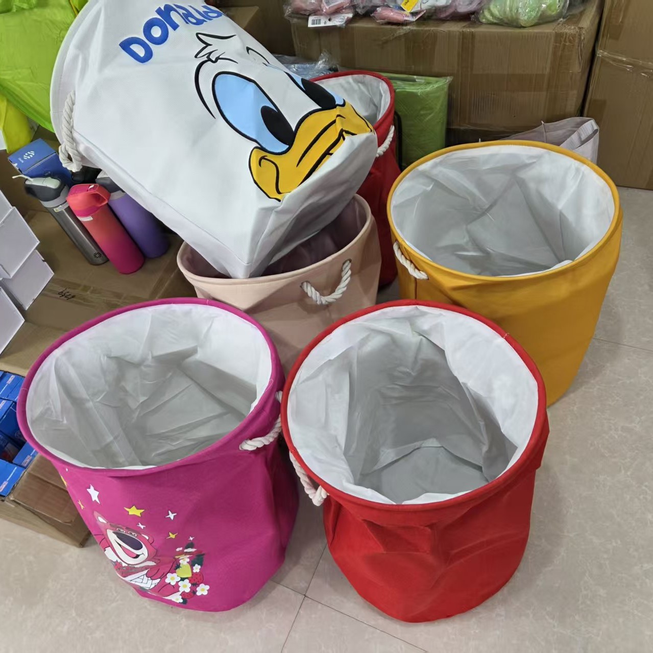超可爱，老迪原D大号可折叠脏衣篮家用收纳桶玩具放衣篮筐大容量