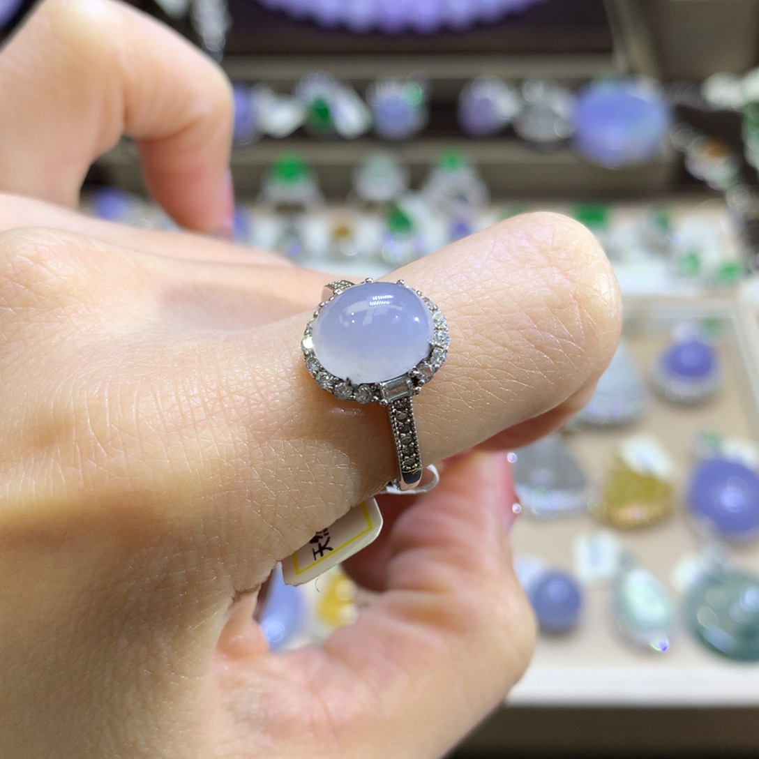 翡翠颈饰银S925镶嵌翡翠